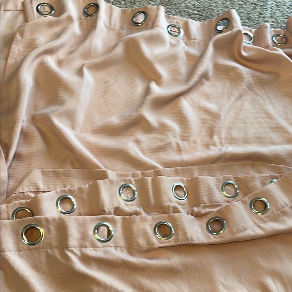 Elegant Pink Skirt with Silver Accents